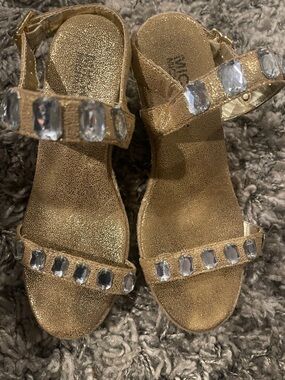 Michael Michael Kors Girl’s Jeweled Sandals sz 1